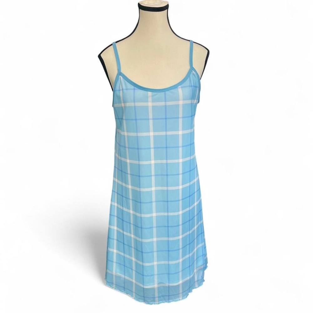 Blue Plaid Dolls Kill Sugar Thrillz Clueless Dress